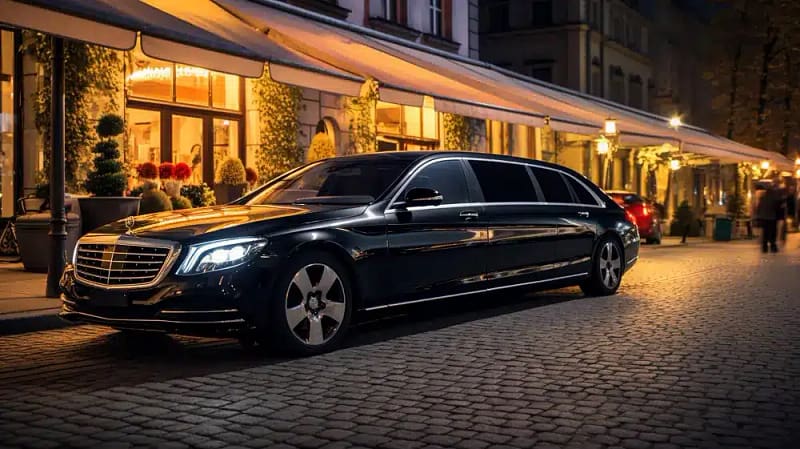 Lincoln Town Car luxury sedan for Toronto limo services, corporate travel, weddings, and airport transfers. Book now for a smooth, elegant ride.